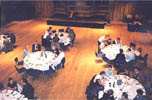 Conference dinner as seen from the balcony
