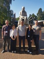 Group photo of the Aston University contingent