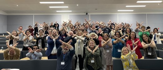 group photo from the keynote session