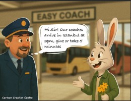 Example of a Harry the Bunny cartoon