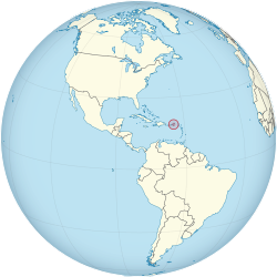 Locator map for United States Virgin Islands